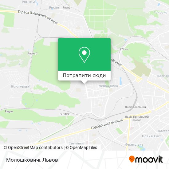 Карта Молошковичі