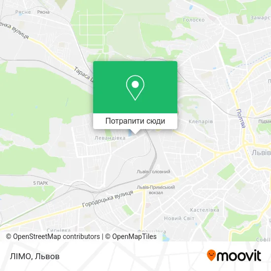 Карта ЛІМО
