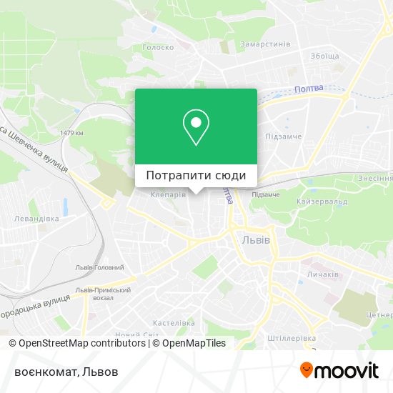 Карта воєнкомат