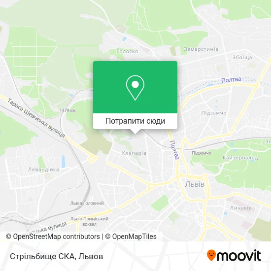 Карта Стрільбище СКА