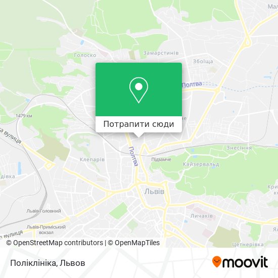 Карта Поліклініка