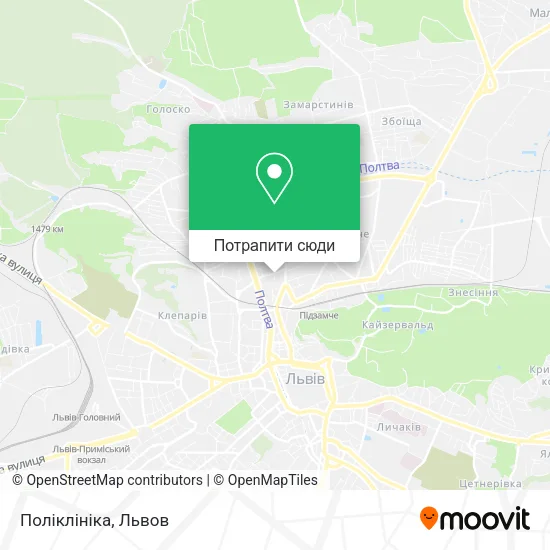 Карта Поліклініка