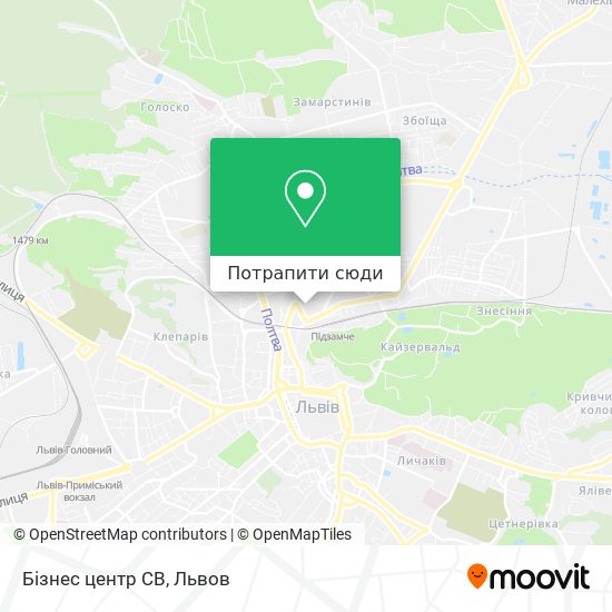 Карта Бізнес центр СВ
