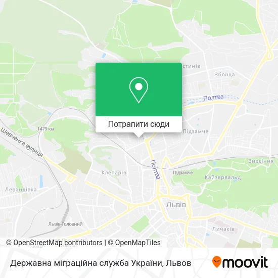 Карта Державна міграційна служба України