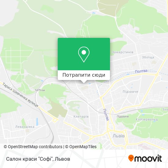 Карта Салон краси "Софі"
