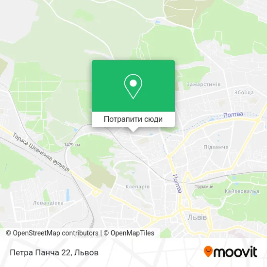 Карта Петра Панча 22