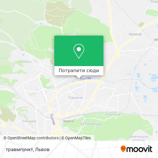 Карта травмпункт