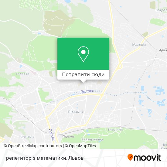 Карта репетитор з математики