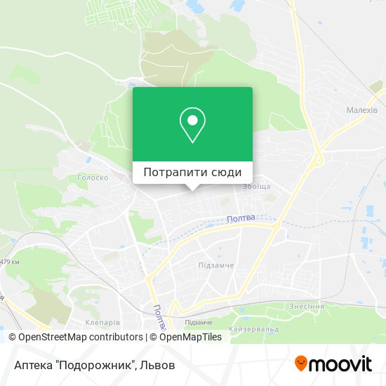 Карта Аптека "Подорожник"