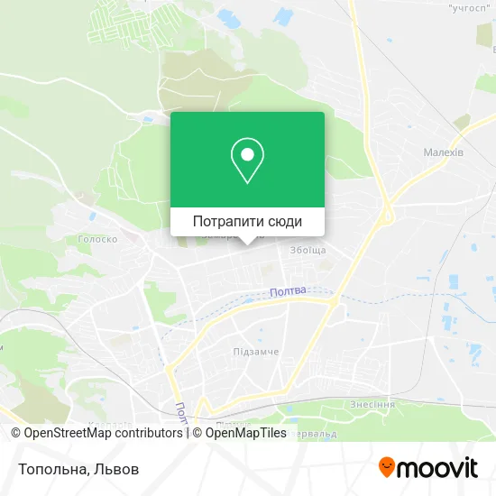 Карта Топольна