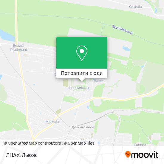 Карта ЛНАУ