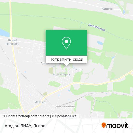Карта стадіон ЛНАУ