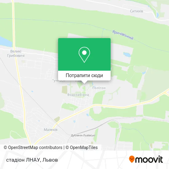 Карта стадіон ЛНАУ