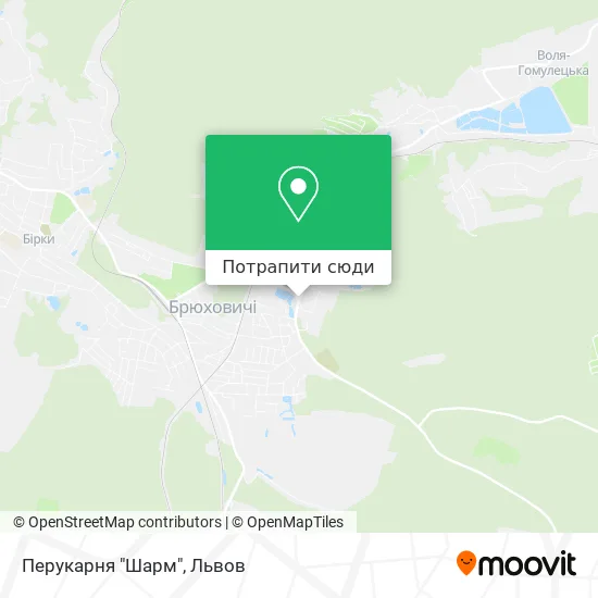 Карта Перукарня "Шарм"