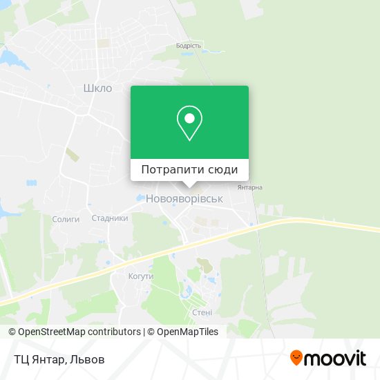 Карта ТЦ Янтар