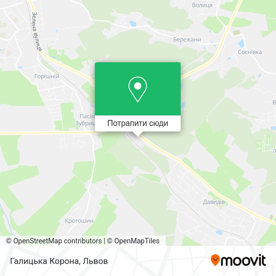 Карта Галицька Корона