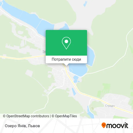 Карта Озеро Янів