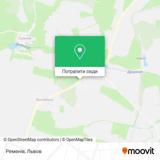 Карта Ременів