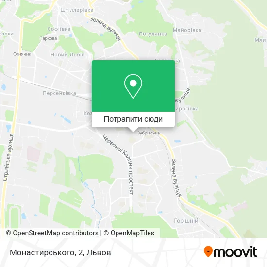 Карта Монастирського, 2