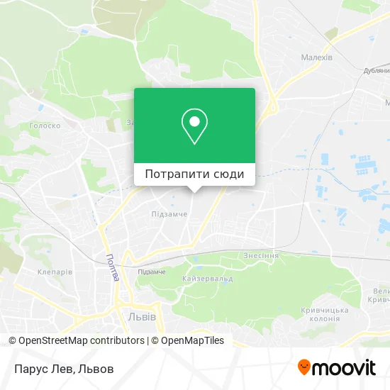 Карта Парус Лев