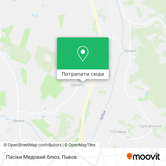 Карта Пасіки Медовий блюз