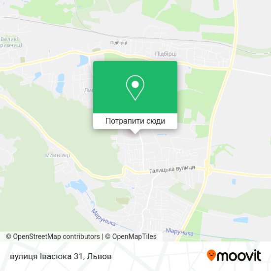 Карта вулиця Івасюка 31