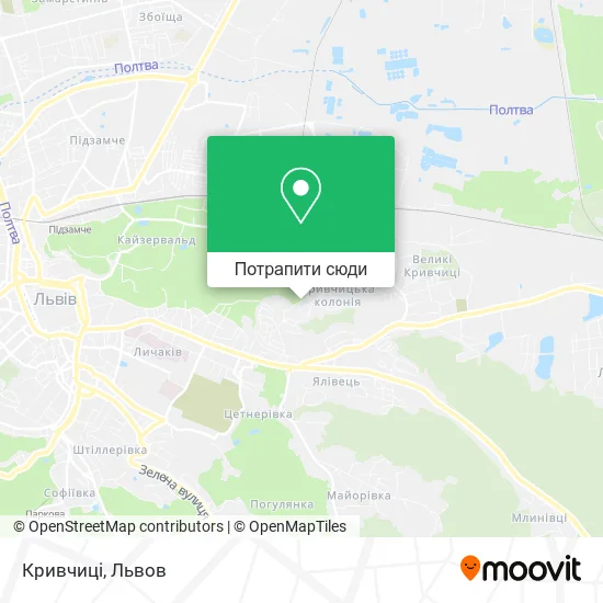 Карта Кривчиці