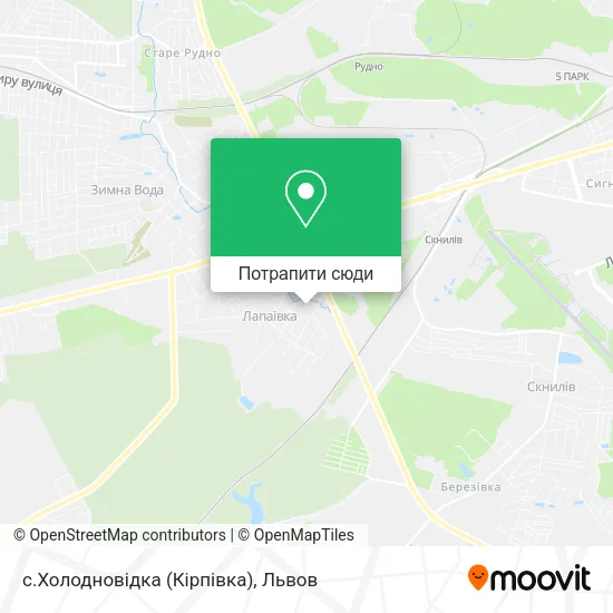 Карта с.Холодновідка (Кірпівка)