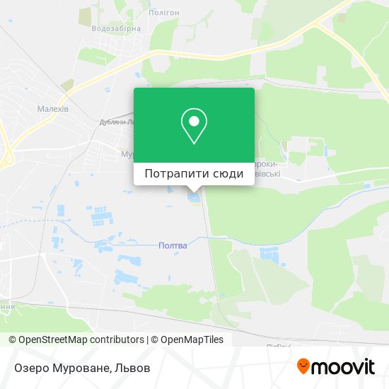 Карта Озеро Муроване