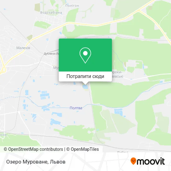 Карта Озеро Муроване