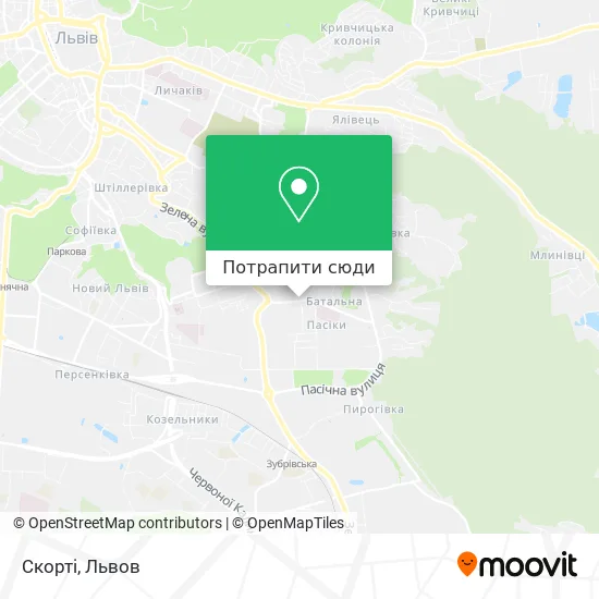 Карта Скорті