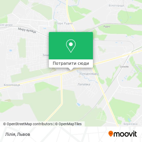 Карта Лілія