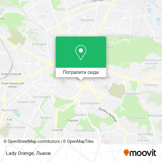 Карта Lady Orange