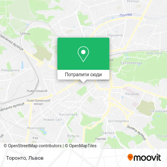 Карта Торонто