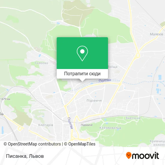Карта Писанка