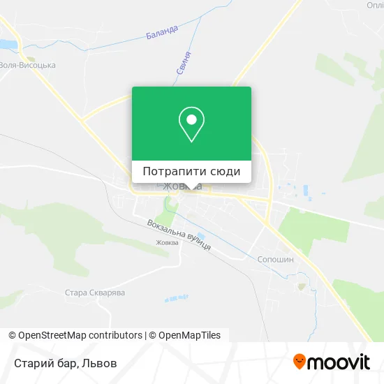 Карта Старий бар