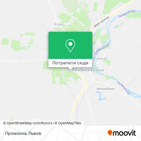 Карта Промзона