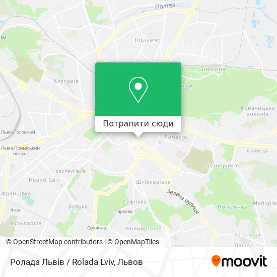 Карта Ролада Львів / Rolada Lviv