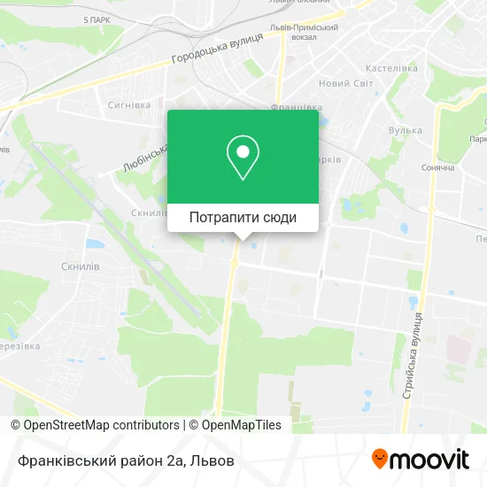 Карта Франківський район 2а
