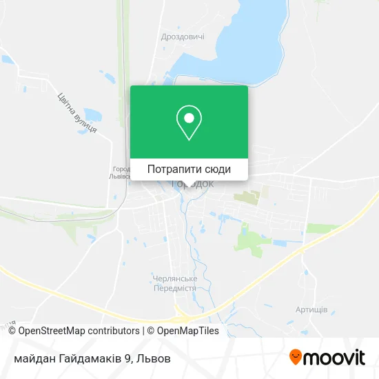 Карта майдан Гайдамаків 9