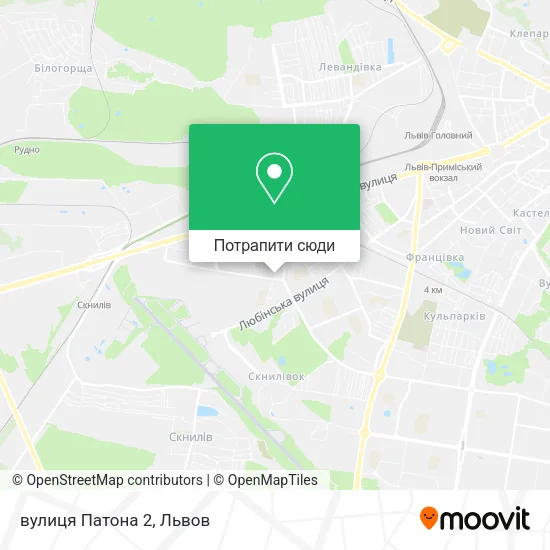 Карта вулиця Патона 2