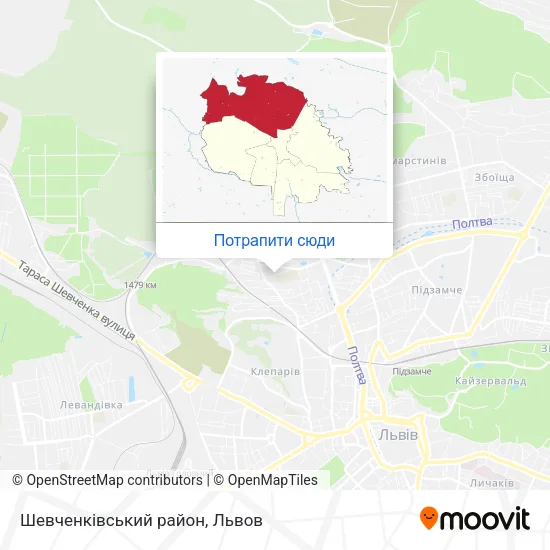 Карта Шевченківський район