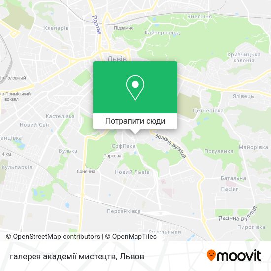 Карта галерея академії мистецтв