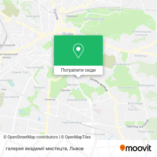 Карта галерея академії мистецтв