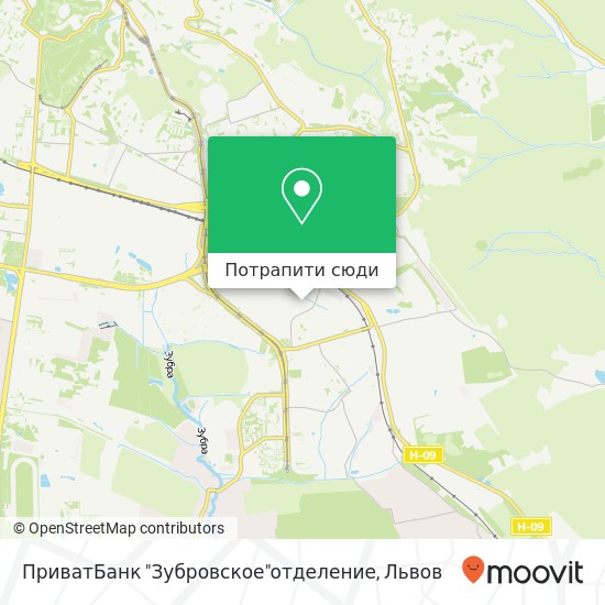 Карта ПриватБанк "Зубровское"отделение