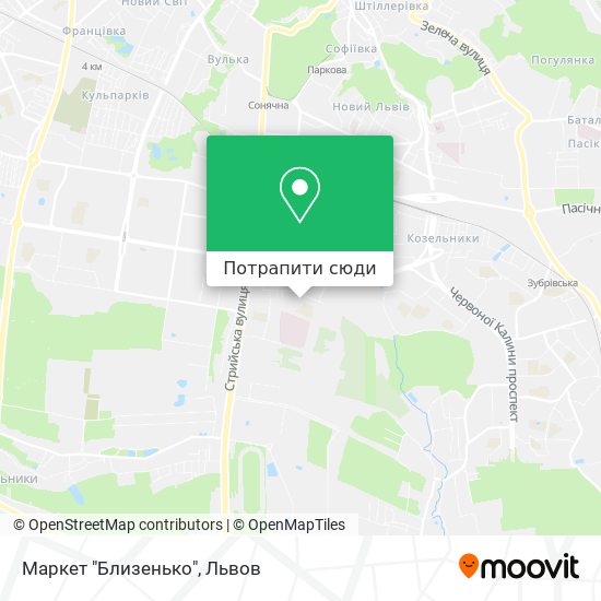 Карта Маркет "Близенько"