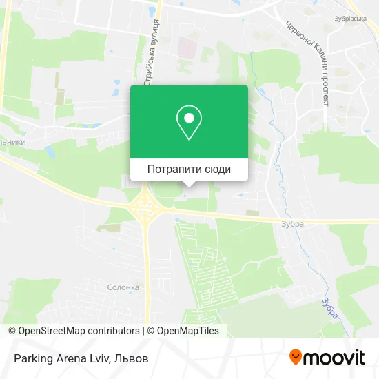 Карта Parking Arena Lviv