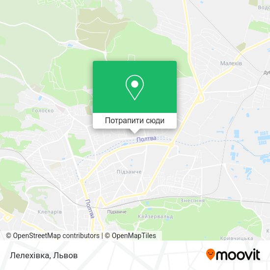 Карта Лелехівка