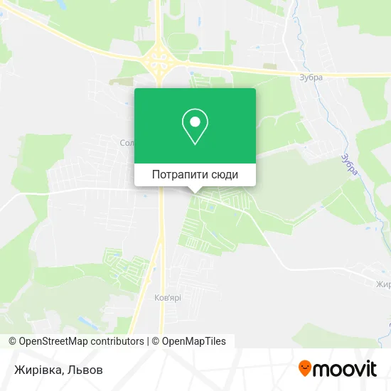 Карта Жирівка