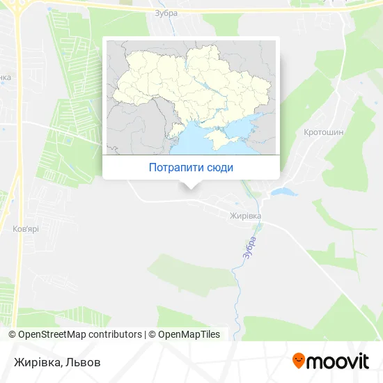 Карта Жирівка